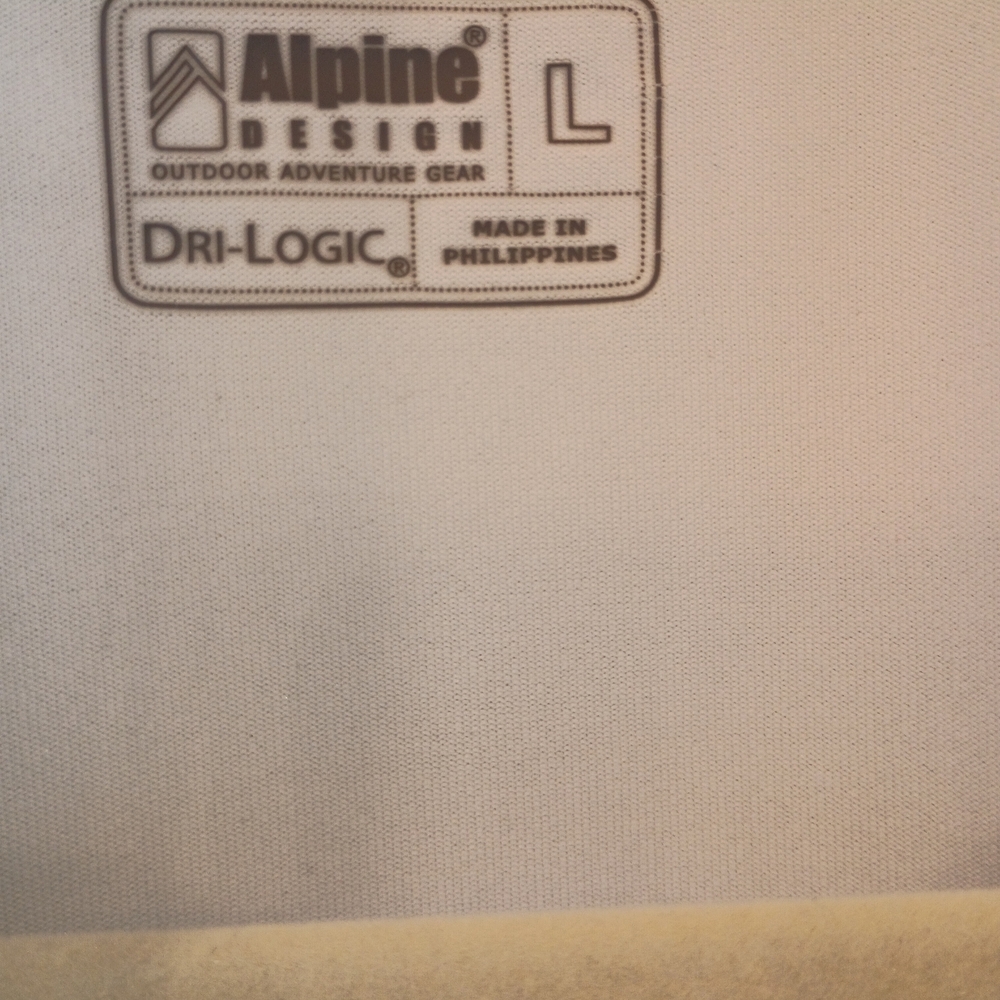 Alpine 1/4 zip design Dri Logic Size L White - Picture 5 of 9